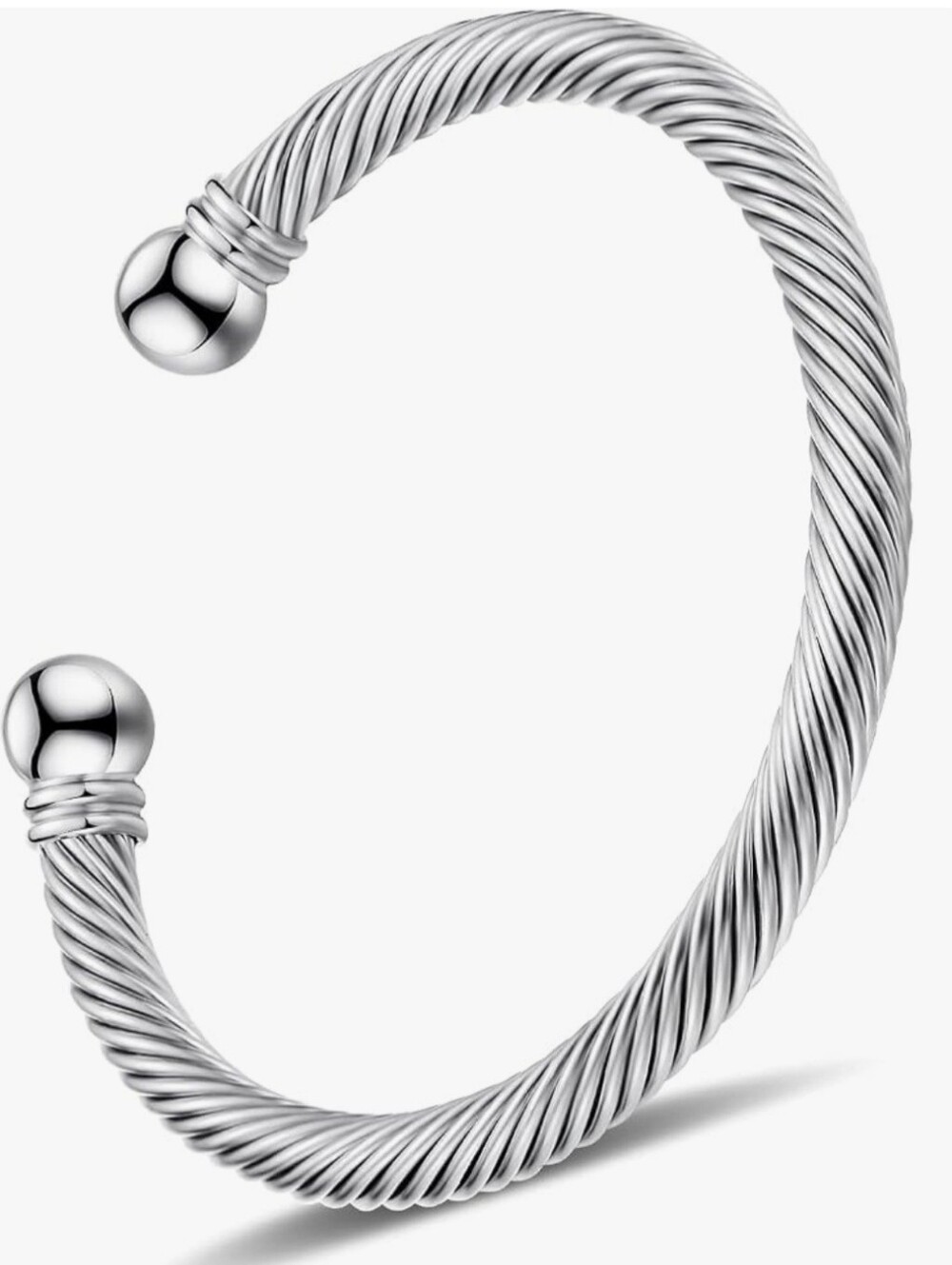 Stainless Steel Twisted Cable Wire Bracelets 